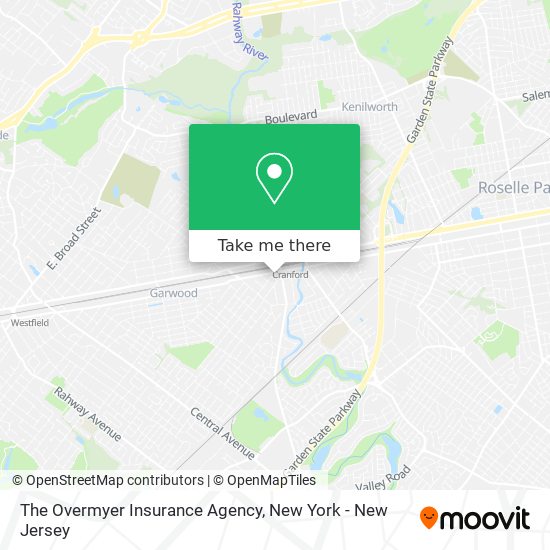 The Overmyer Insurance Agency map