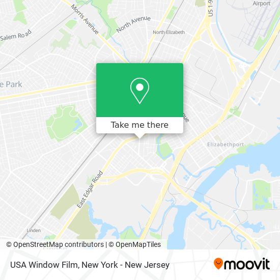 Mapa de USA Window Film
