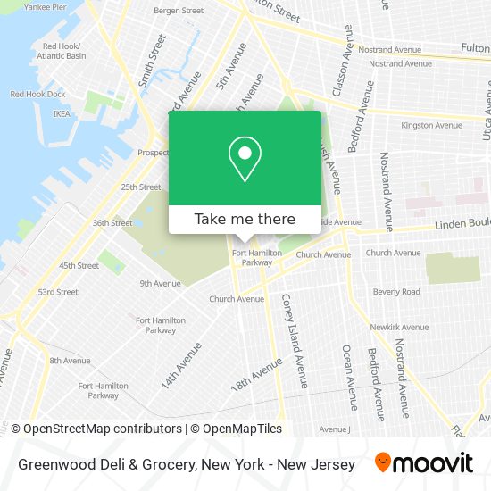 Mapa de Greenwood Deli & Grocery