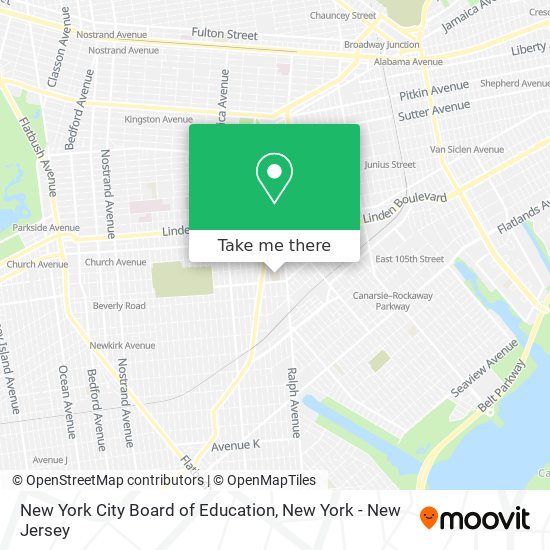 New York City Board of Education map