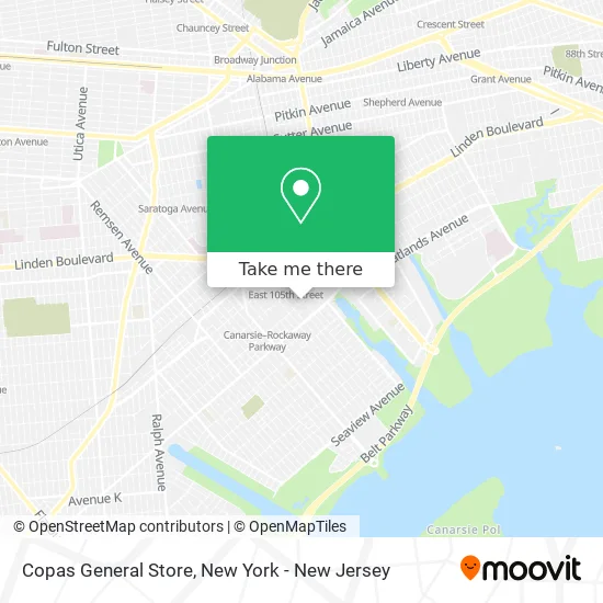 Copas General Store map