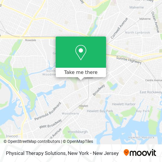 Physical Therapy Solutions map