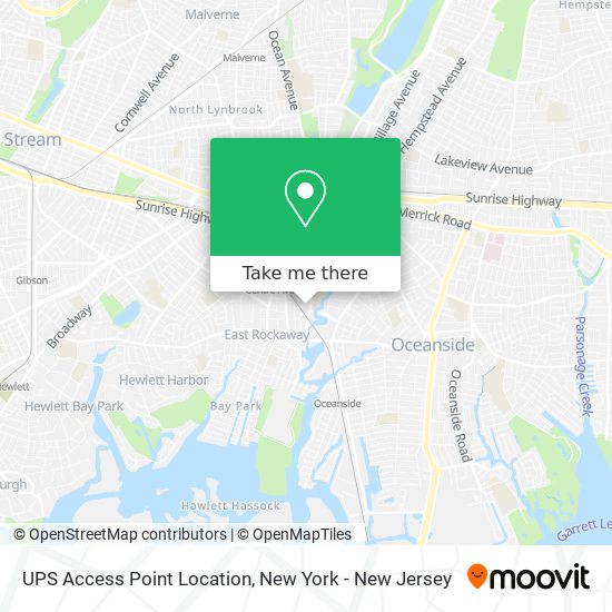 Mapa de UPS Access Point Location