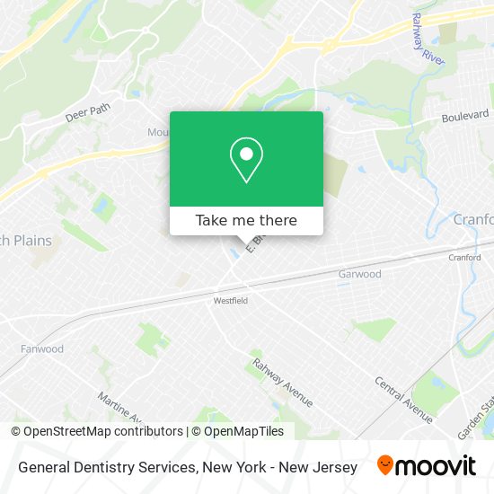 General Dentistry Services map