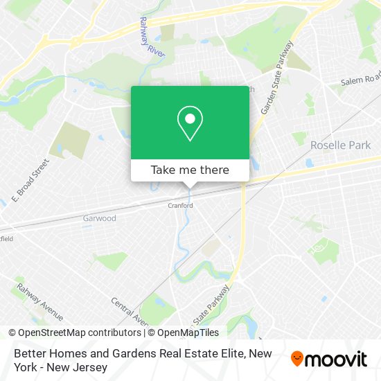 Mapa de Better Homes and Gardens Real Estate Elite