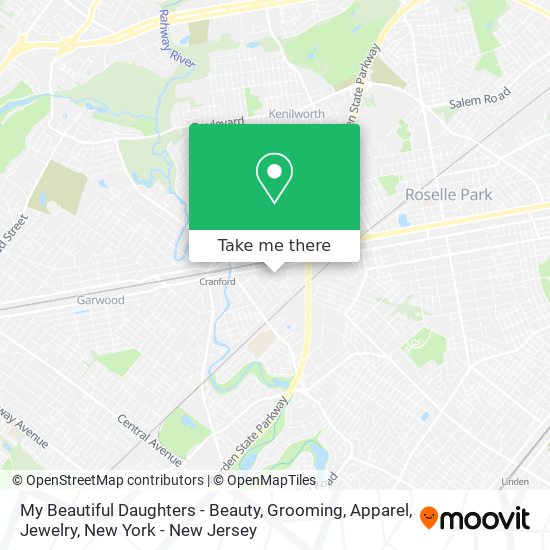 Mapa de My Beautiful Daughters - Beauty, Grooming, Apparel, Jewelry