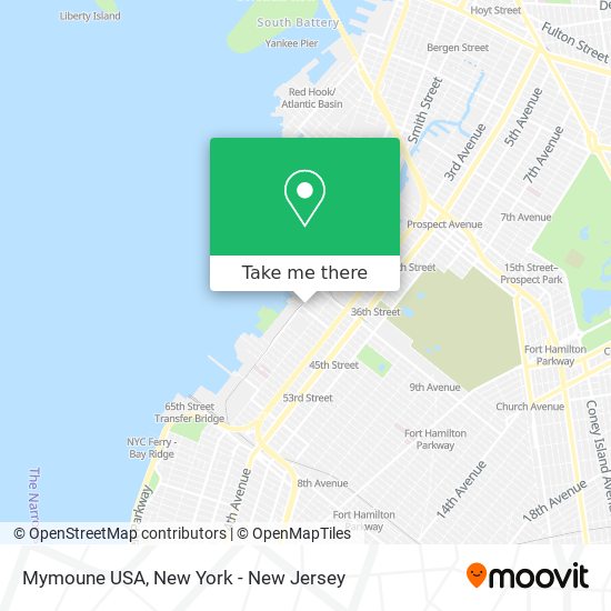 Mymoune USA map
