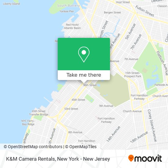 Mapa de K&M Camera Rentals