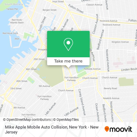 Mike Apple Mobile Auto Collision map