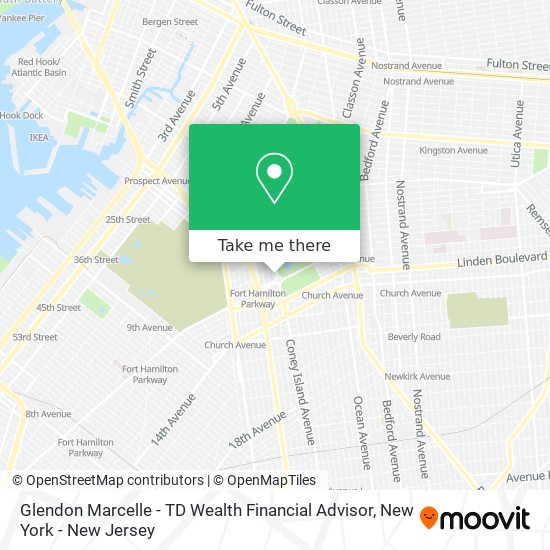 Glendon Marcelle - TD Wealth Financial Advisor map