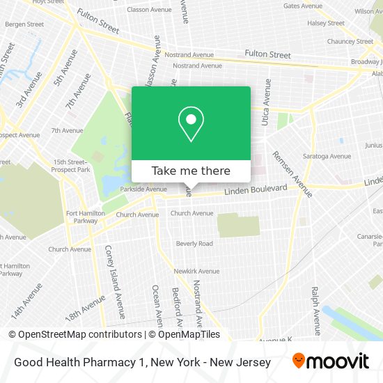 Mapa de Good Health Pharmacy 1