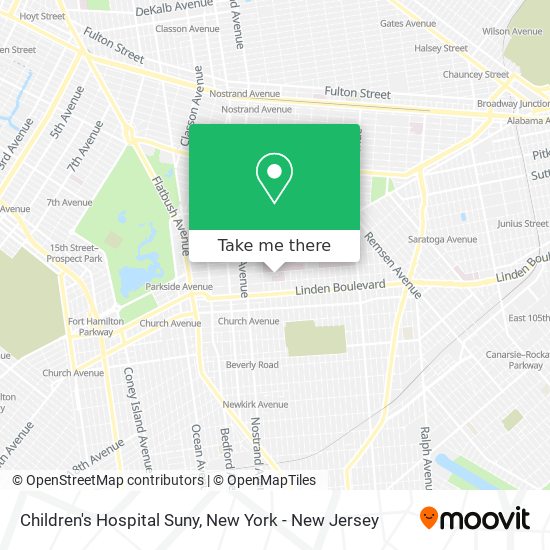Children's Hospital Suny map