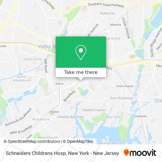 Schneiders Childrens Hosp map