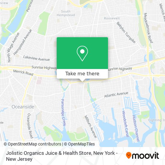 Jolistic Organics Juice & Health Store map