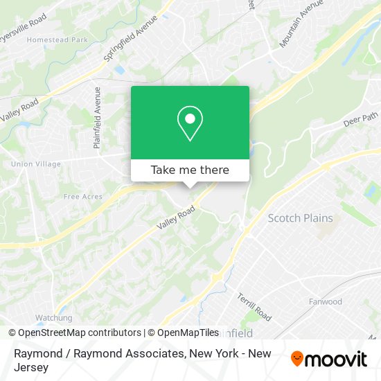 Raymond / Raymond Associates map