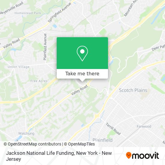 Mapa de Jackson National Life Funding