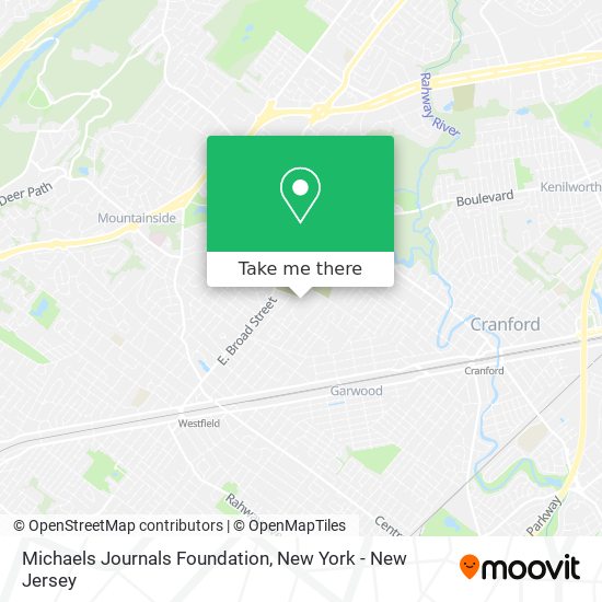 Michaels Journals Foundation map