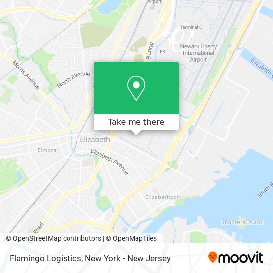 Mapa de Flamingo Logistics