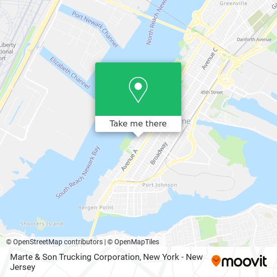 Marte & Son Trucking Corporation map