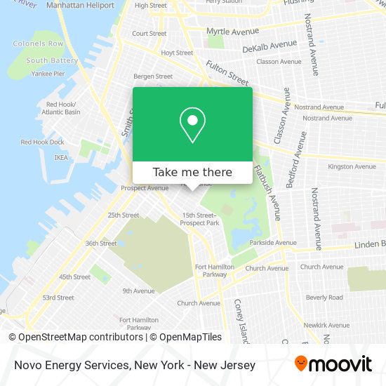 Mapa de Novo Energy Services