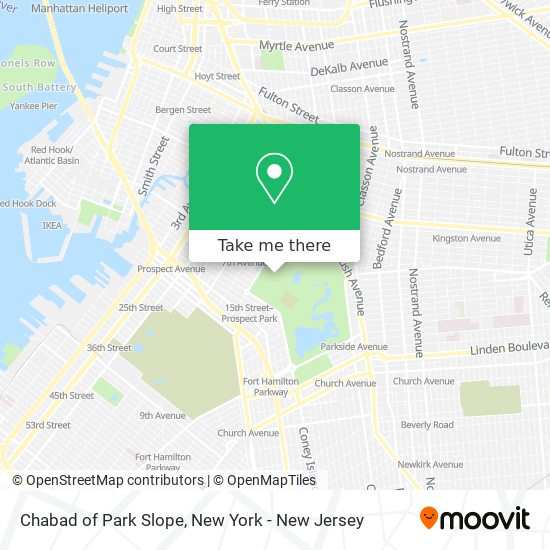 Mapa de Chabad of Park Slope