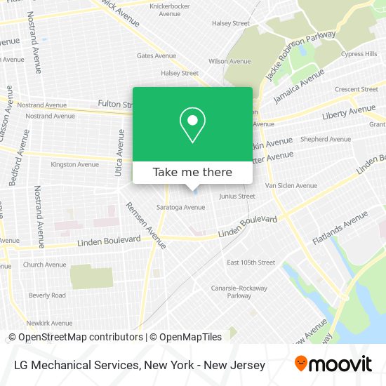 LG Mechanical Services map