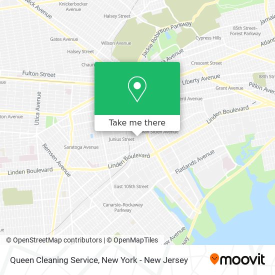 Mapa de Queen Cleaning Service