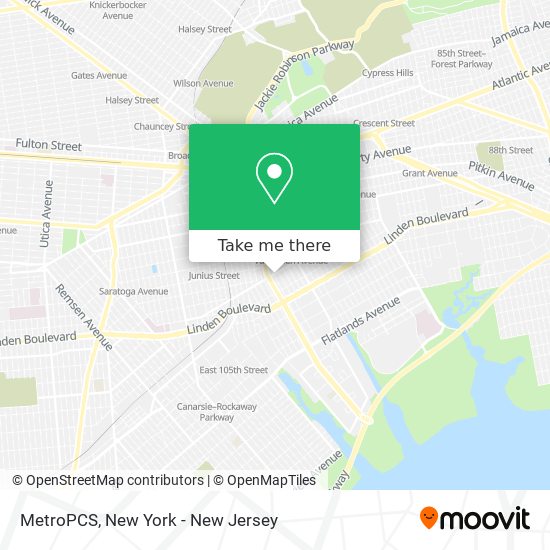 MetroPCS map