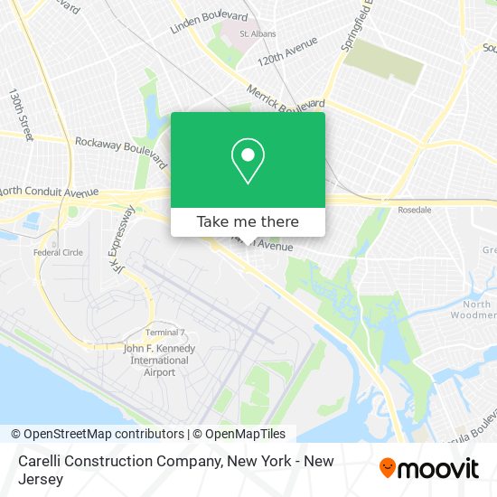 Carelli Construction Company map