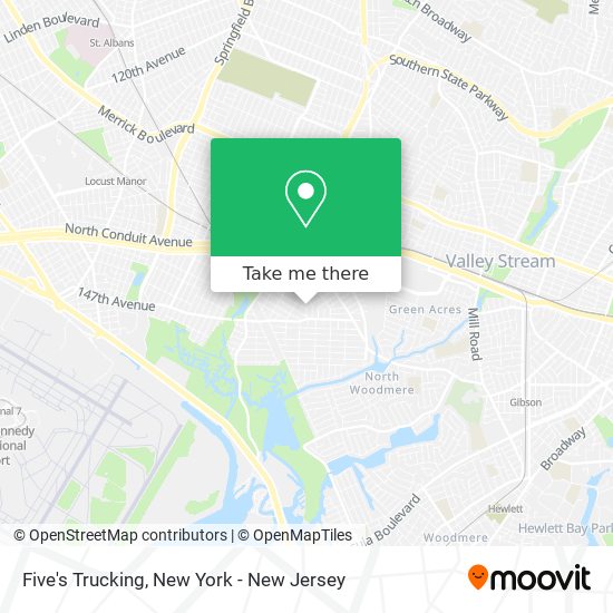 Mapa de Five's Trucking