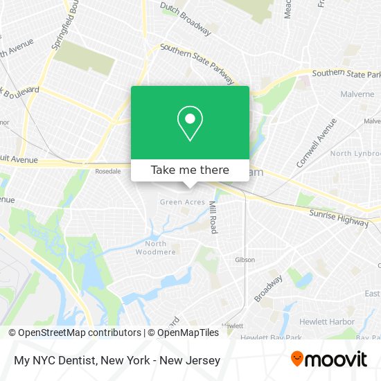 My NYC Dentist map