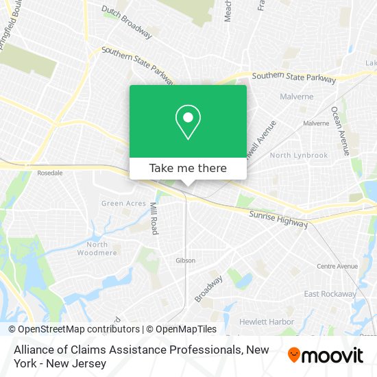 Alliance of Claims Assistance Professionals map