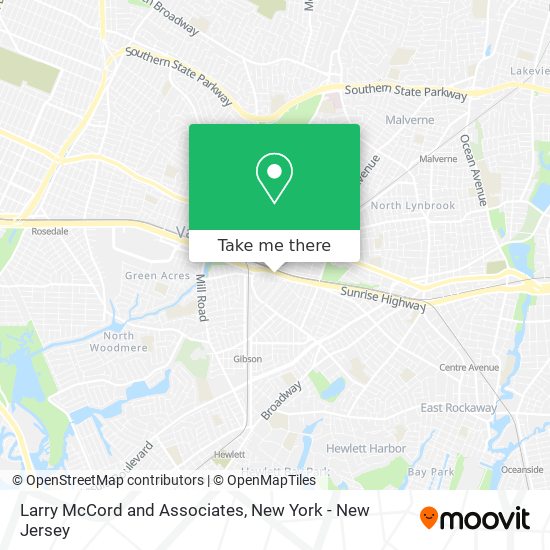 Larry McCord and Associates map