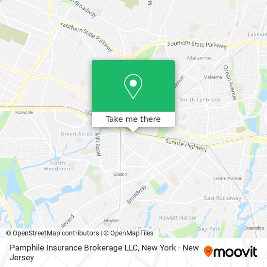 Pamphile Insurance Brokerage LLC map