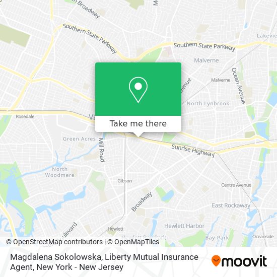 Mapa de Magdalena Sokolowska, Liberty Mutual Insurance Agent