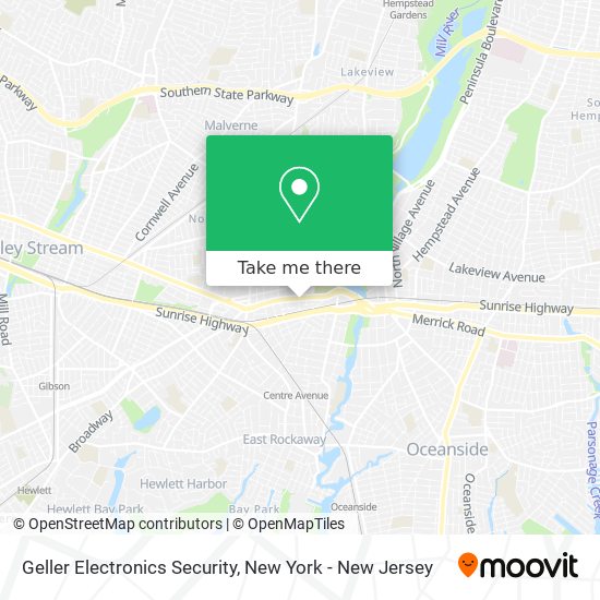 Mapa de Geller Electronics Security