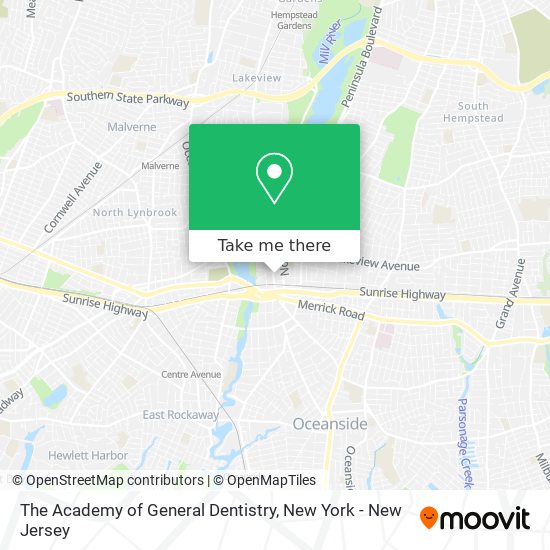 The Academy of General Dentistry map