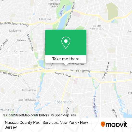 Mapa de Nassau County Pool Services