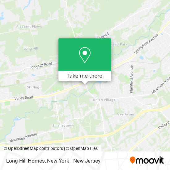 Long Hill Homes map