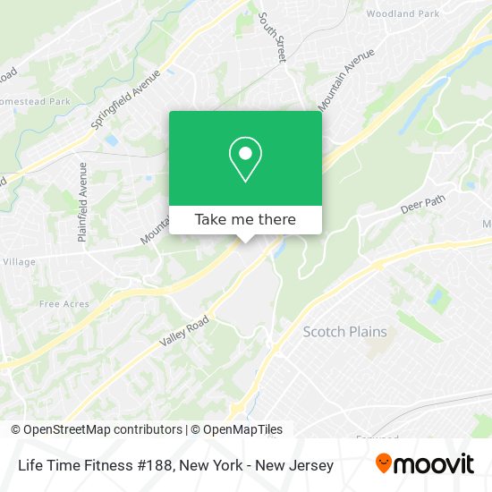 Life Time Fitness #188 map