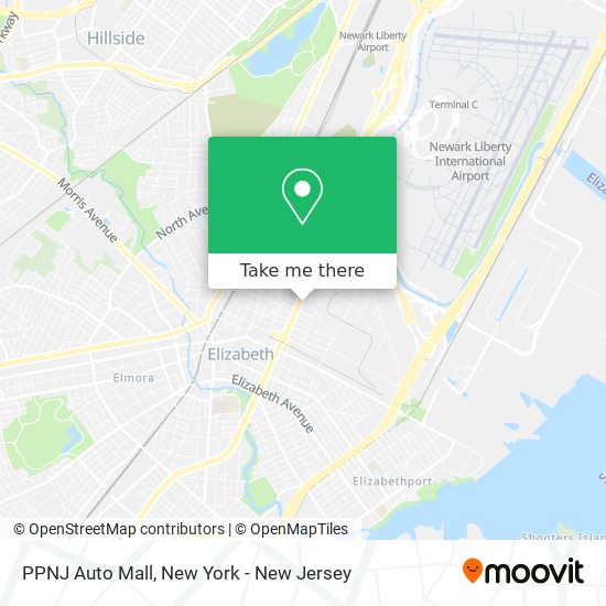 Mapa de PPNJ Auto Mall