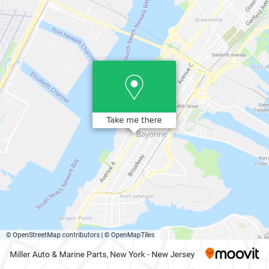 Miller Auto & Marine Parts map