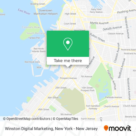 Winston Digital Marketing map