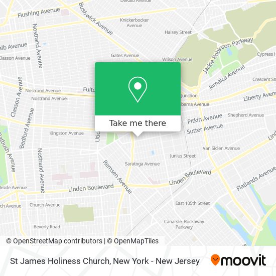 St James Holiness Church map