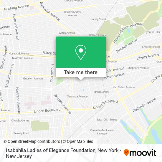 Isabahlia Ladies of Elegance Foundation map