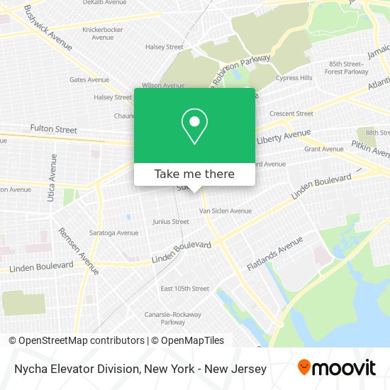 Nycha Elevator Division map