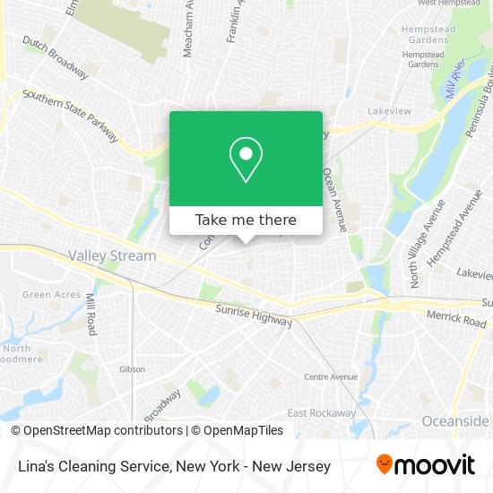 Lina's Cleaning Service map