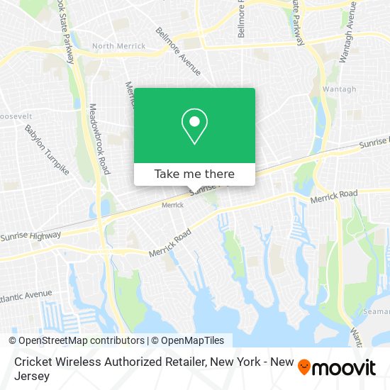 Mapa de Cricket Wireless Authorized Retailer