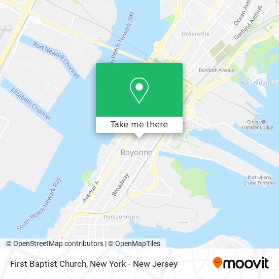 First Baptist Church map