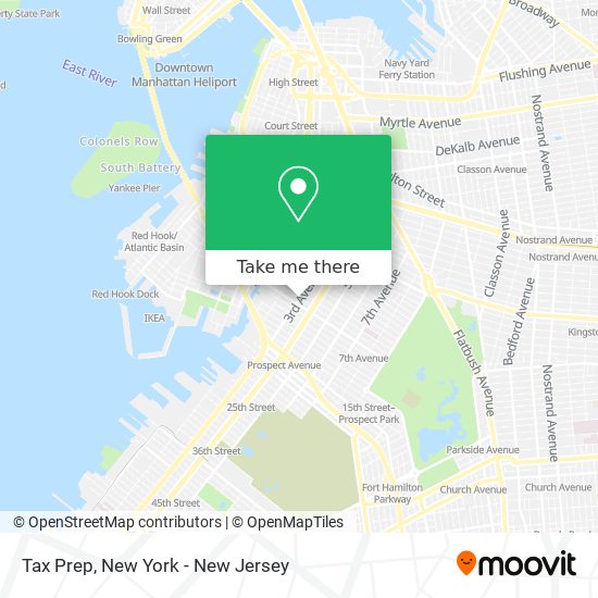 Tax Prep map